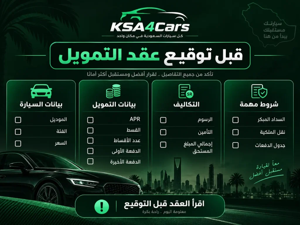 قبل التوقيع، اجعل العقد هو المرجع الوحي